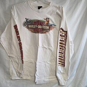VTG Harley Davidson Mens 2XL Long sleeve shirt 2019 Motorcycle Hillbilly TN